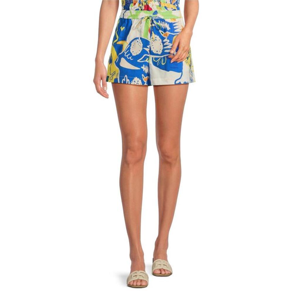 Chelsea & Violet ront Drawstring Elastic Waistband Shorts